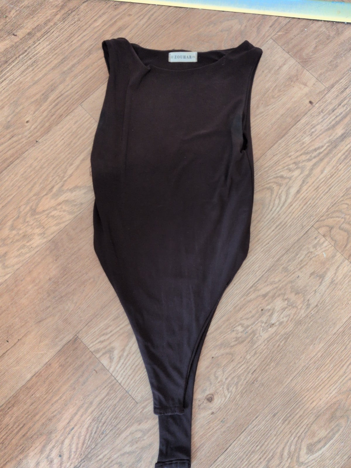 Zouhar Xs Deep Purple Sleeveless Bodysuit