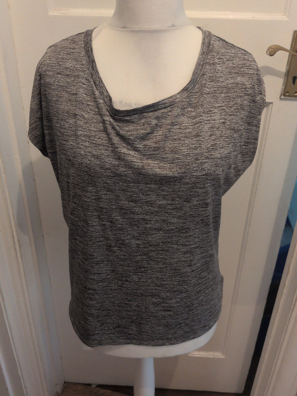 Souluxe Medium Grey Fleck Short Sleeve T-shirt