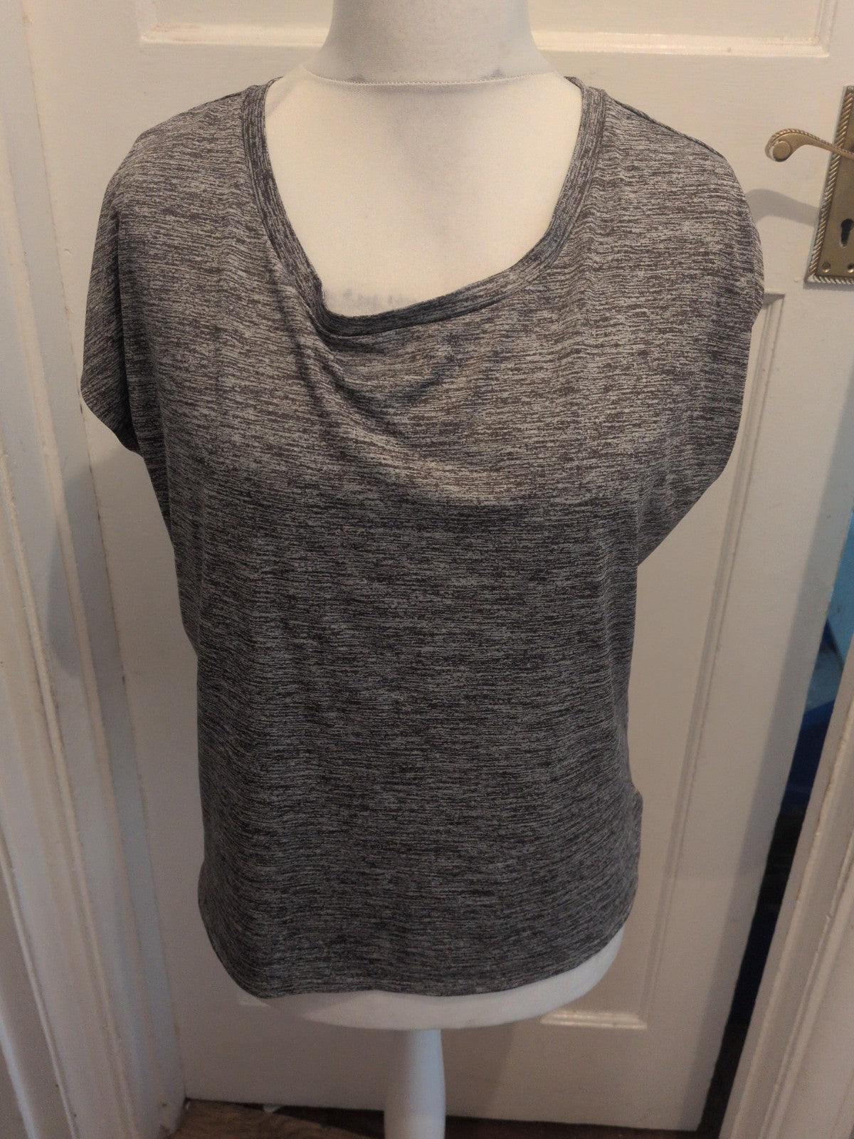 Souluxe Medium Grey Fleck Short Sleeve T-shirt