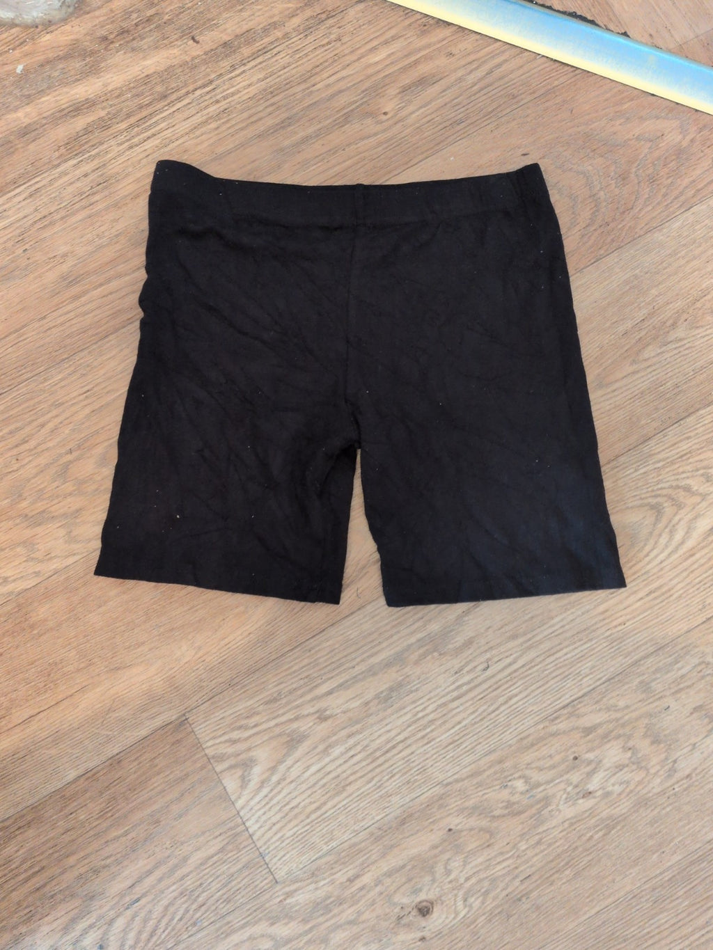 150cm Black Biker Shorts