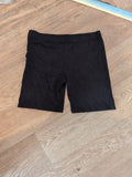 150cm Black Biker Shorts
