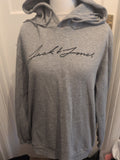 Jack & Jones 2XL Grey Print Pullover Hoodie