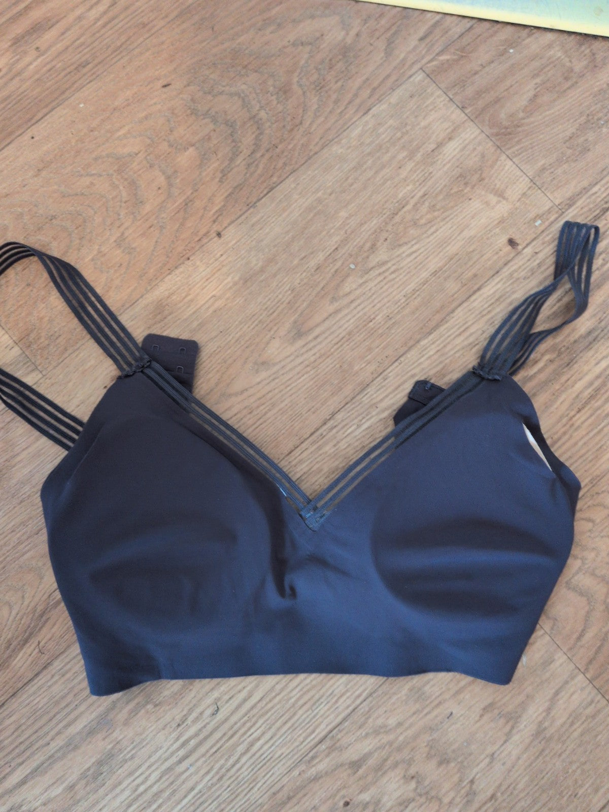 M Grey Seamless Padded Bra No Wires