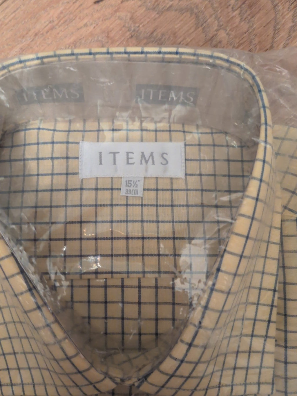 Brand New Tesco 15.5 Check Shirt
