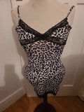 Ladies Shein Size XS Animal Print Sleeveless Night Dress