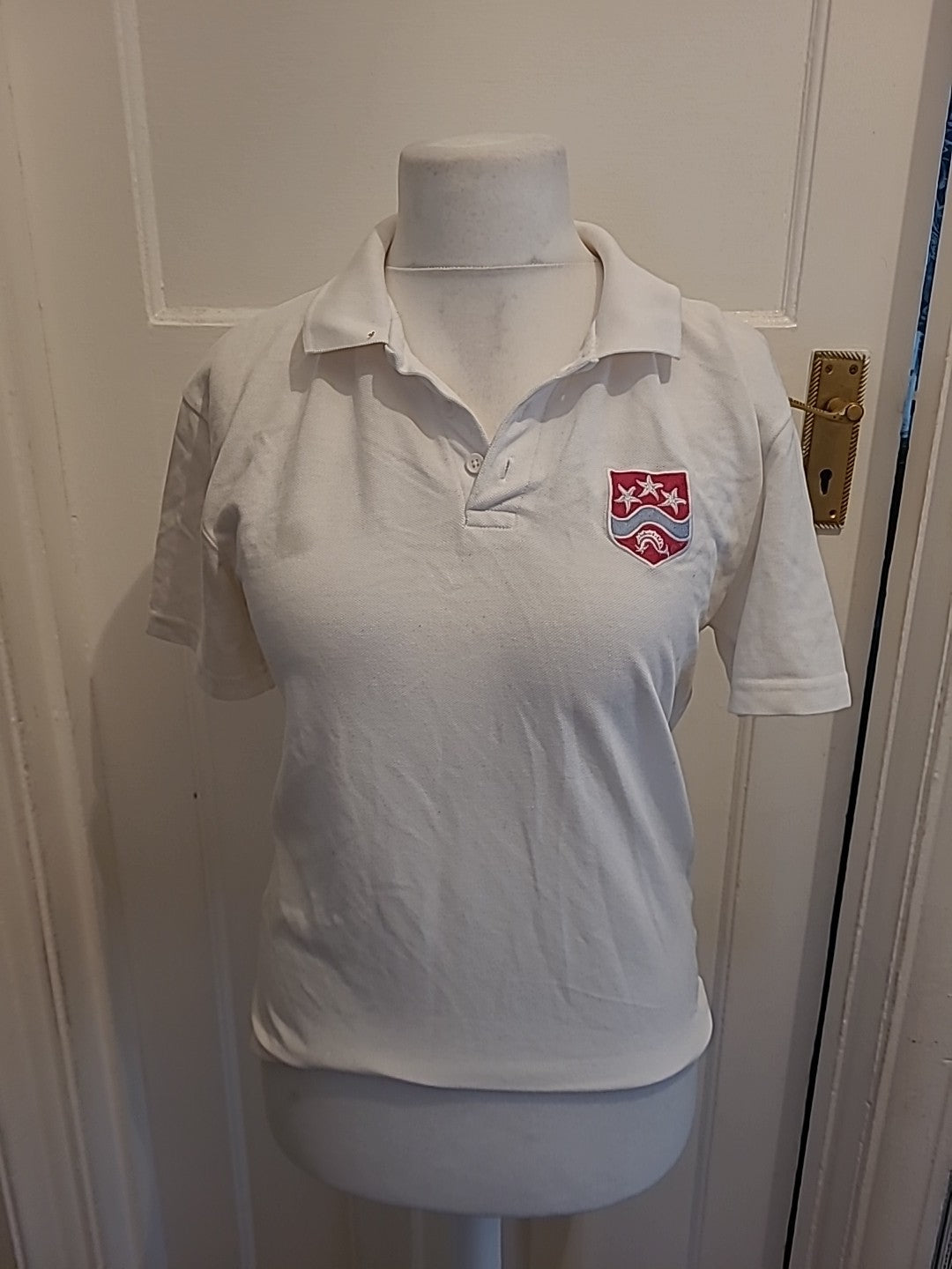 Mens Trutex Size XS White Short Sleeved Polo