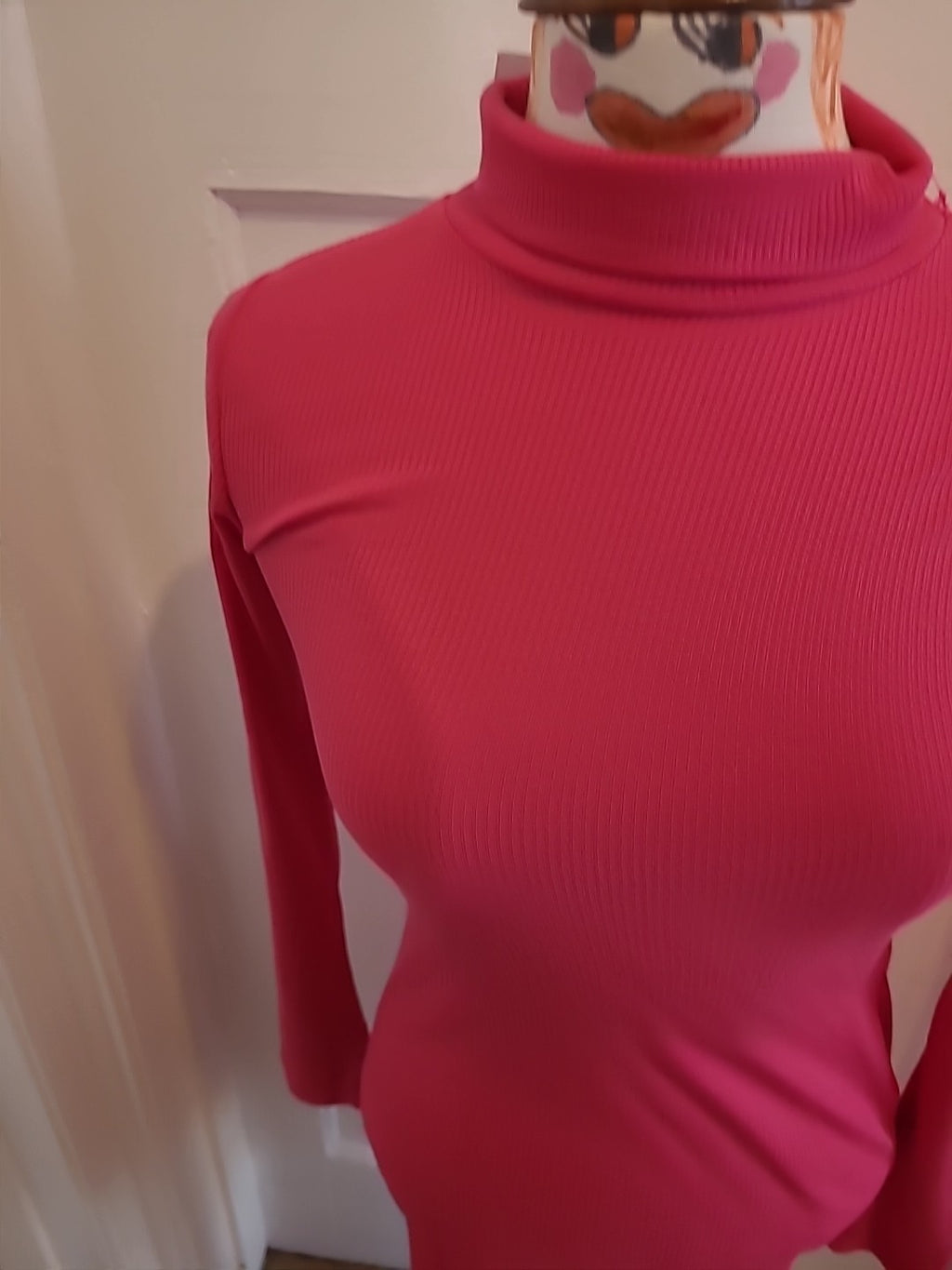 Brand New Crystal Size 10 Pink Long Sleeved Dress