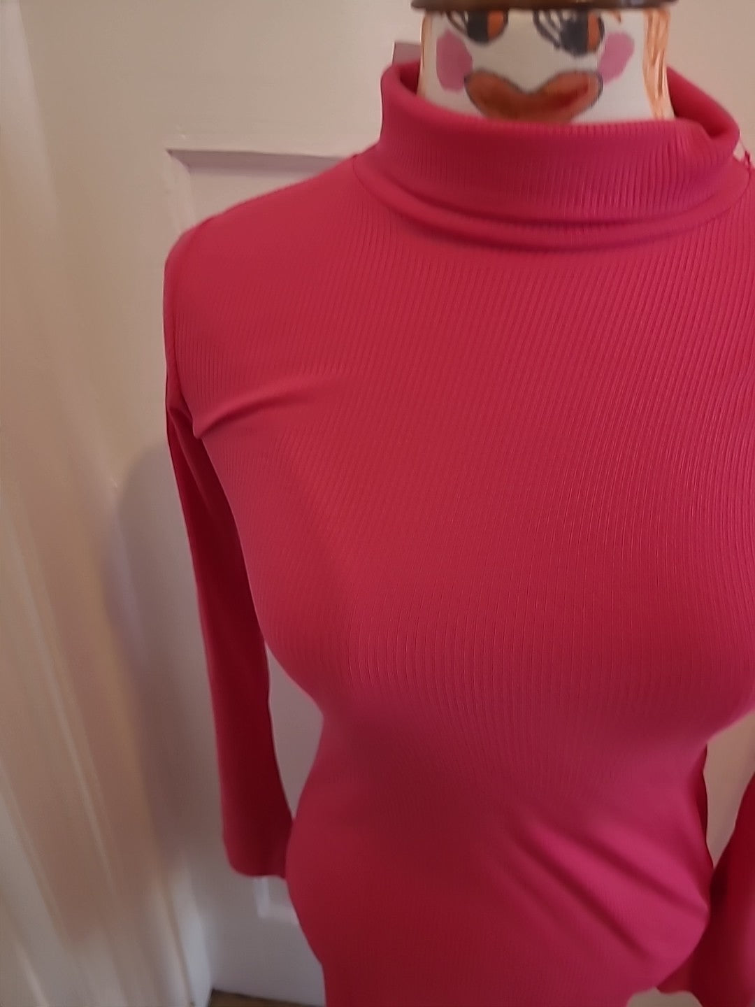 Brand New Crystal Size 10 Pink Long Sleeved Dress