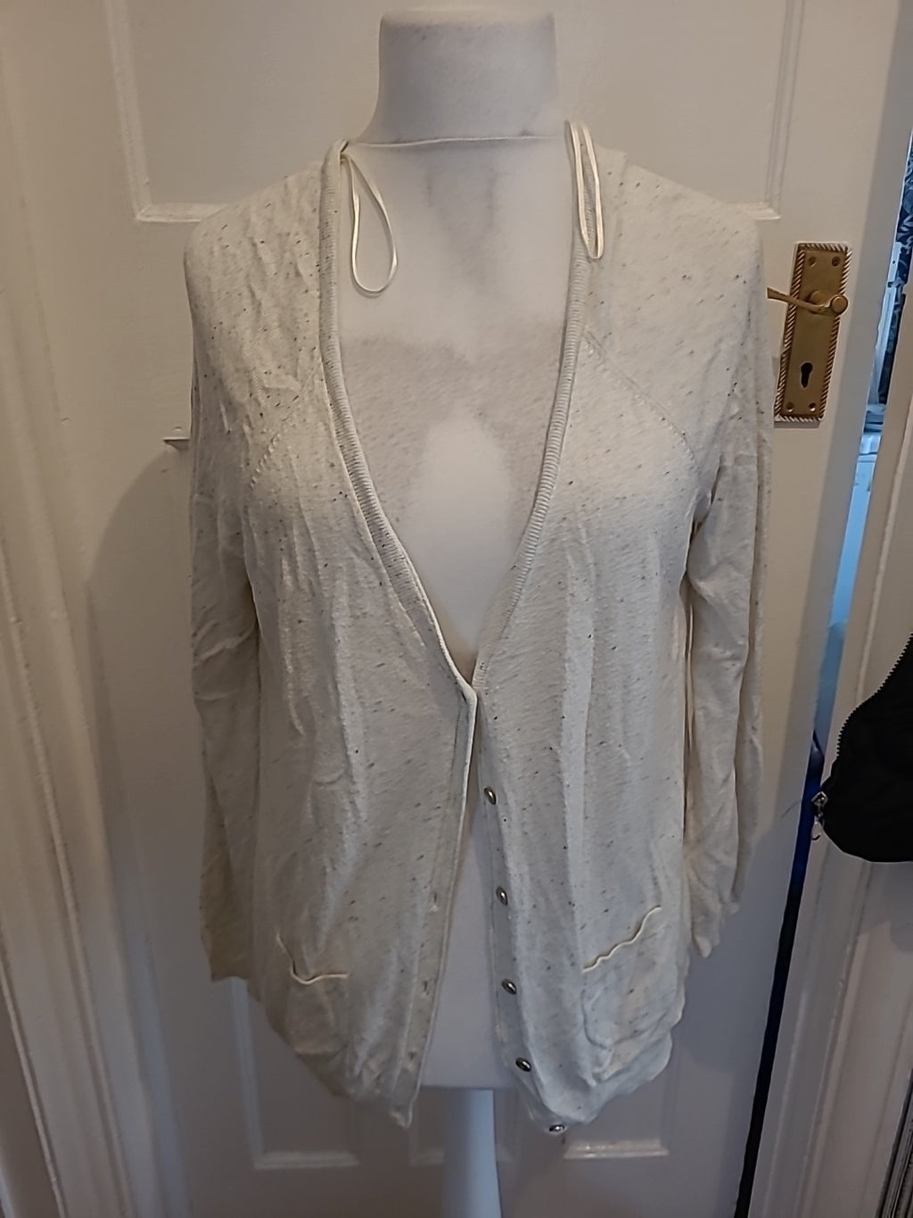 Ladies Marks And Spencer Size 14 Apple Fleck Cardigan