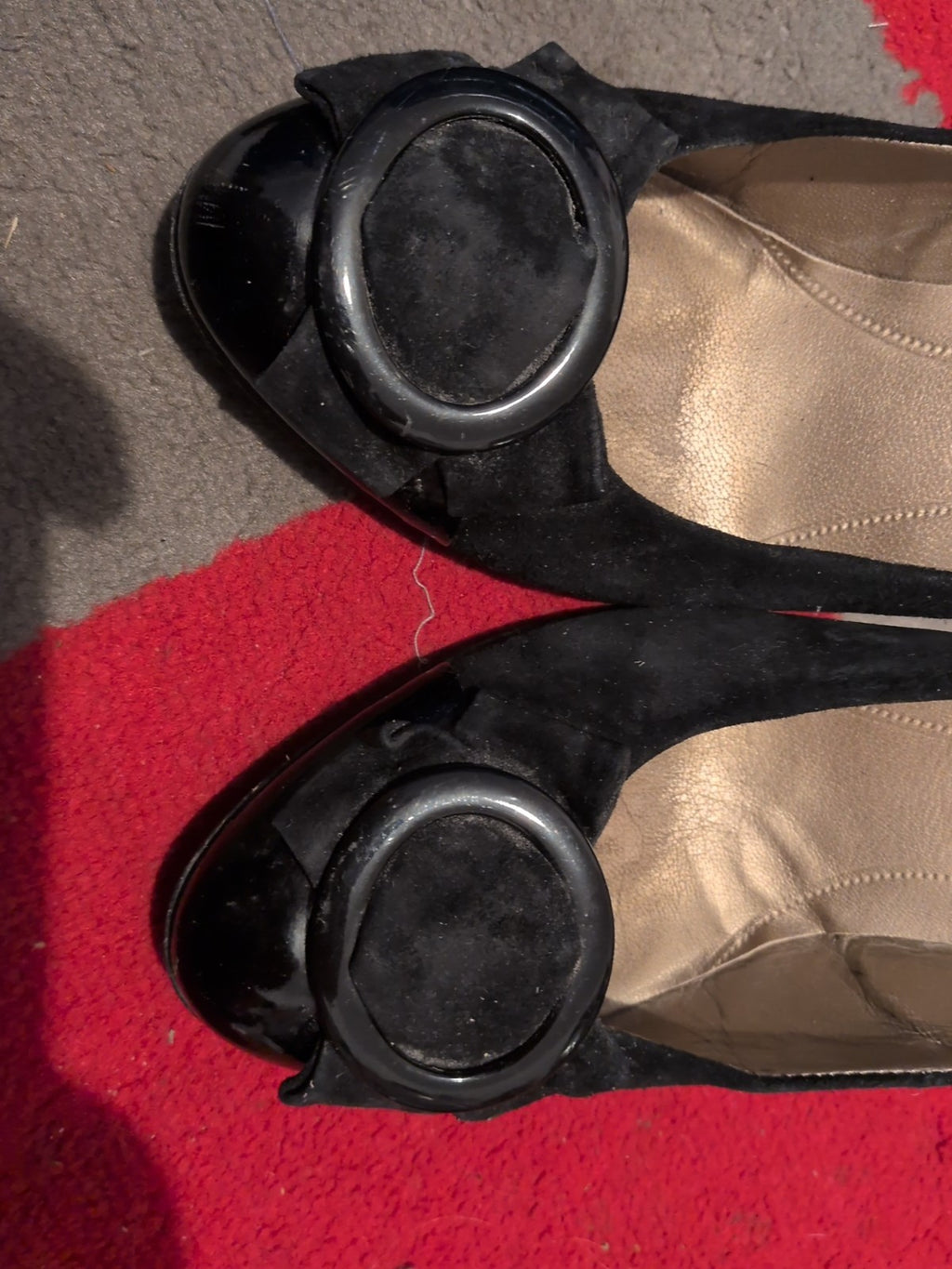 Gabor 6 Black Close Toe Heels
