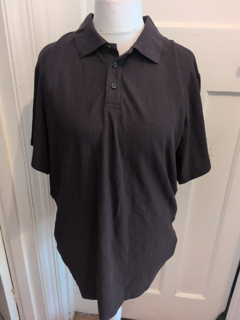 Alexandra XL Black Short Sleeve Polo