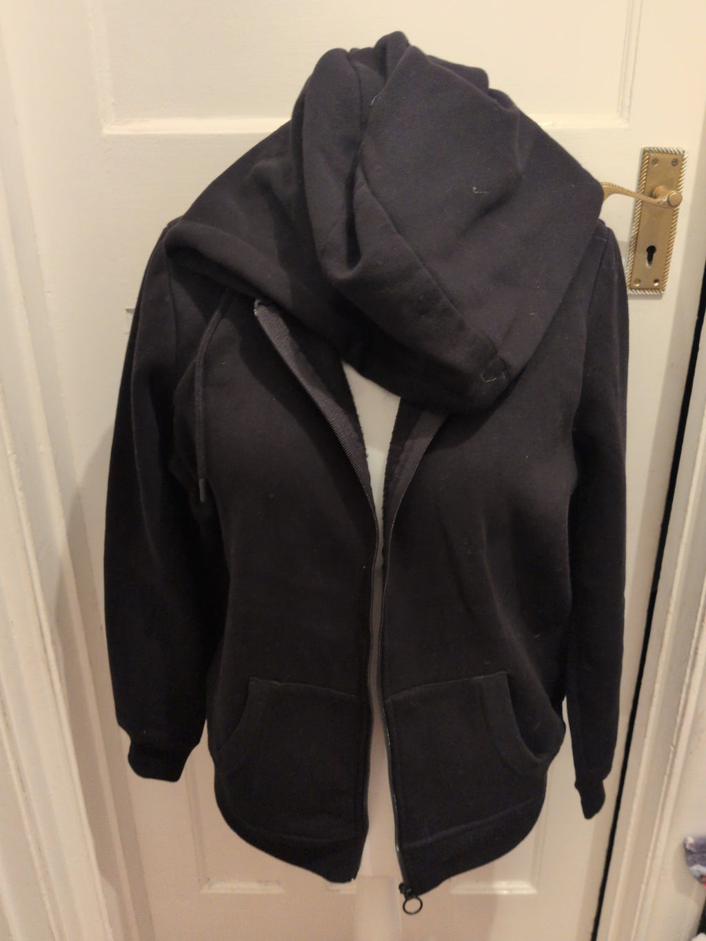 Primark Large Black Full Zip Hoodie