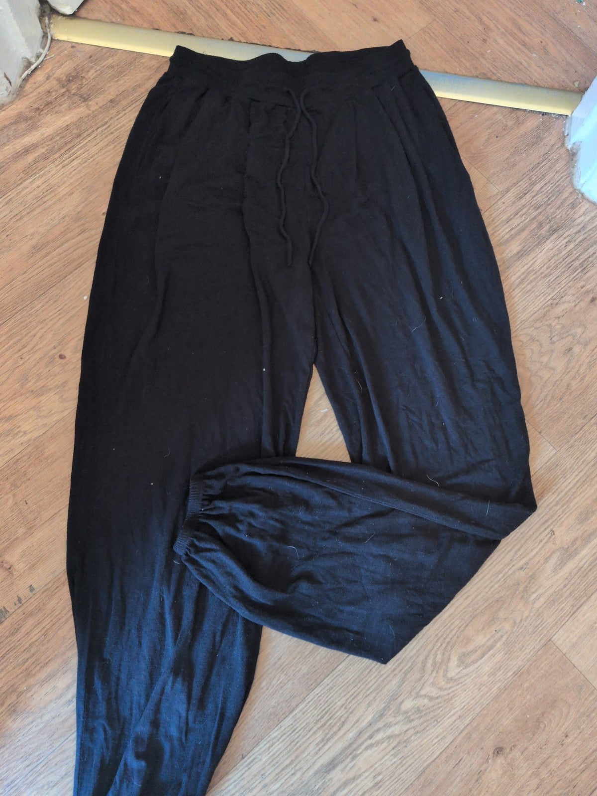 Ladies Primark Size Small Black Elasticated Jogger Lounge Pants