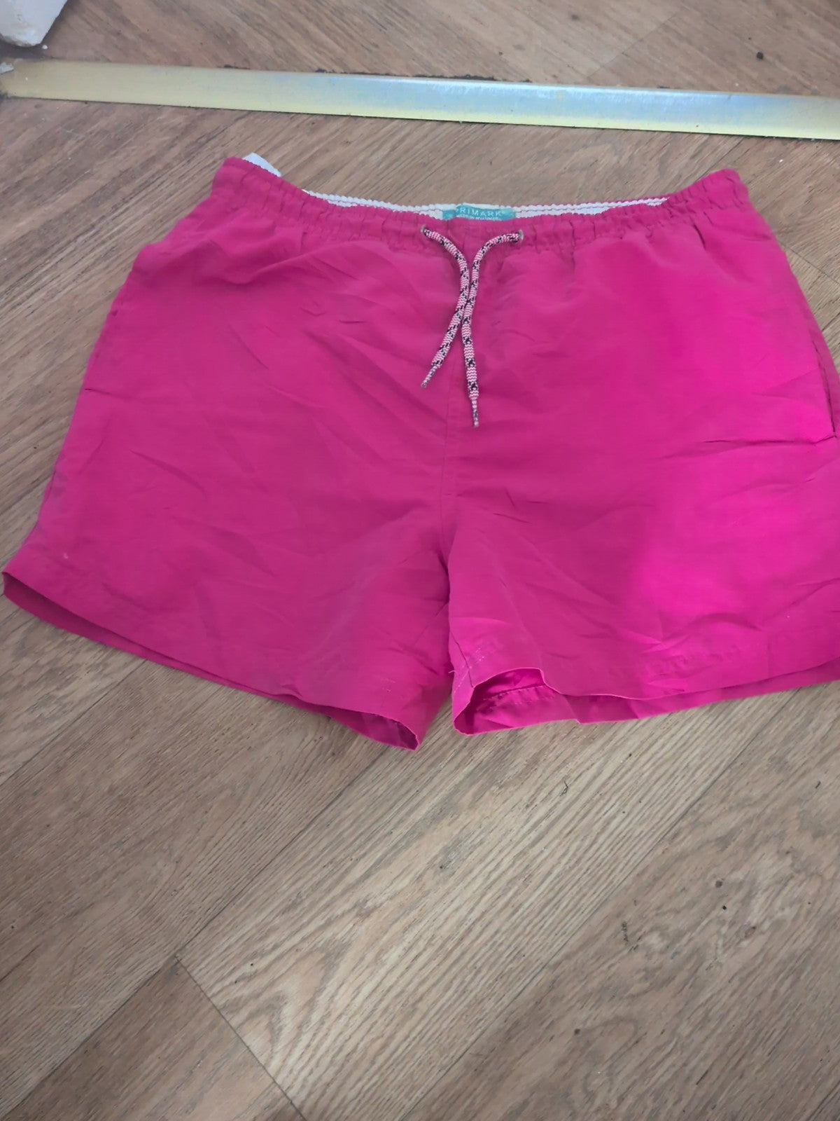 Primark Small Hot Pink Mesh Lined Swim Shorts
