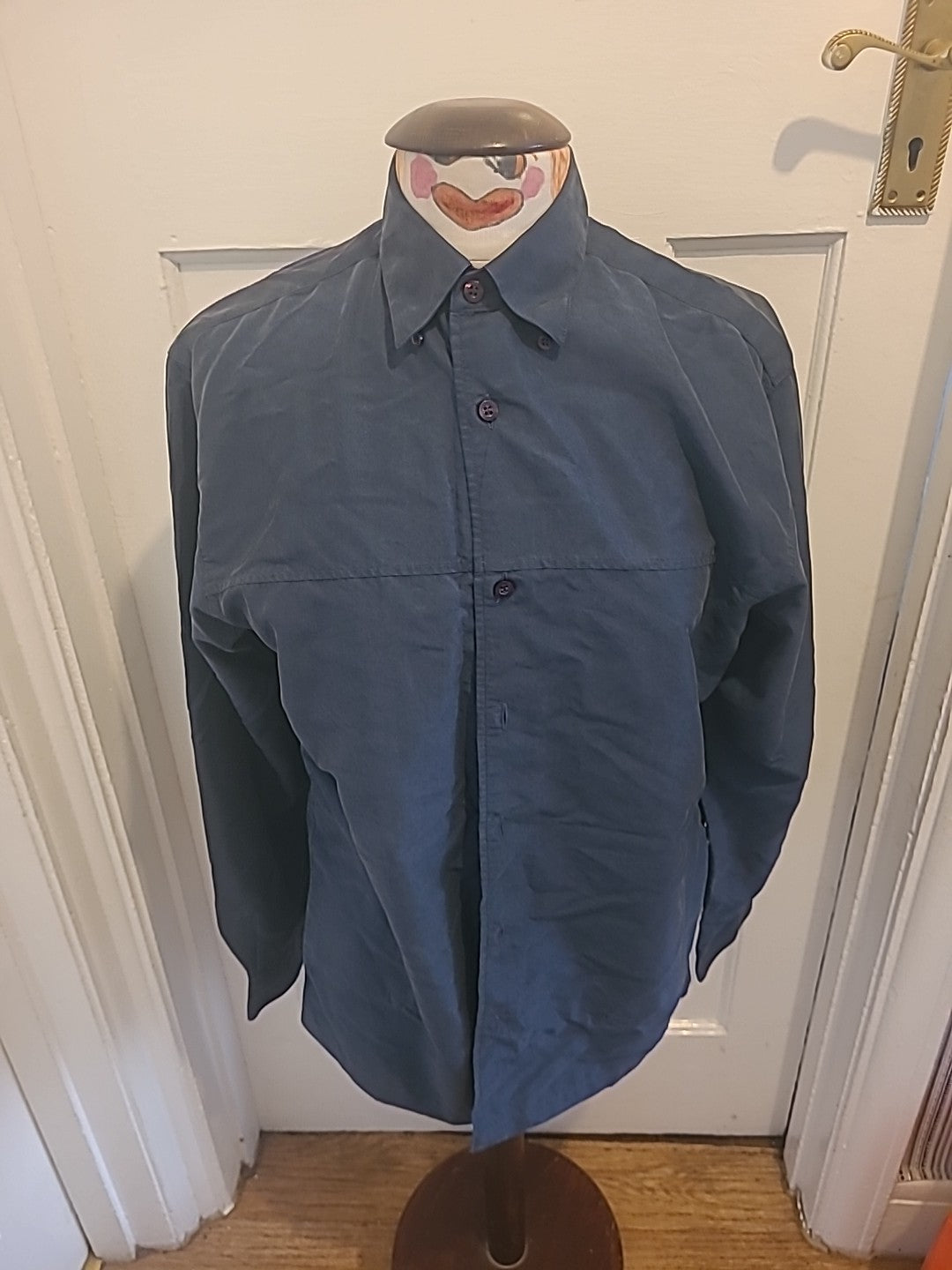 Mens Ciro Citterio Size Small Navy Long Sleeved Shirt