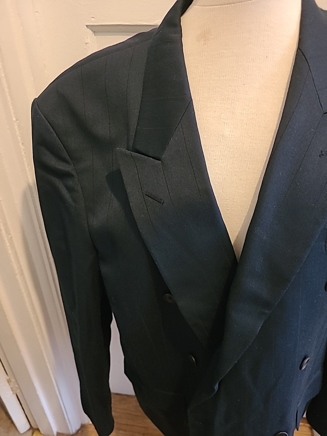 Mens Jonthan Adams Size 46R Dark Teal Suit Jacket Blazer