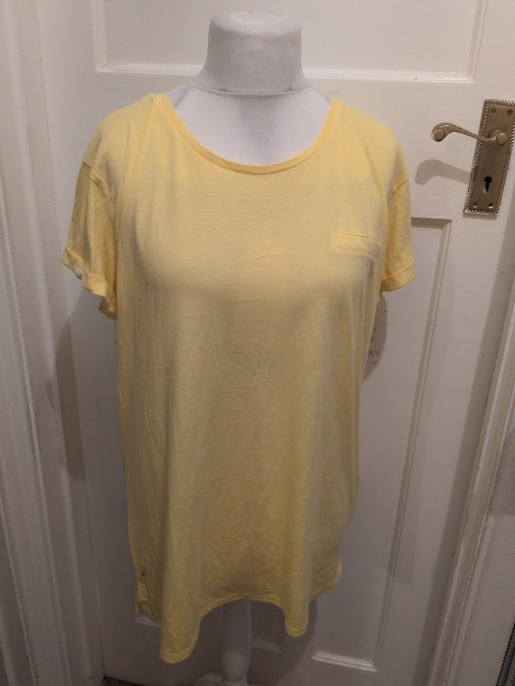 Yours 18 Yellow Short Sleeve T-shirt