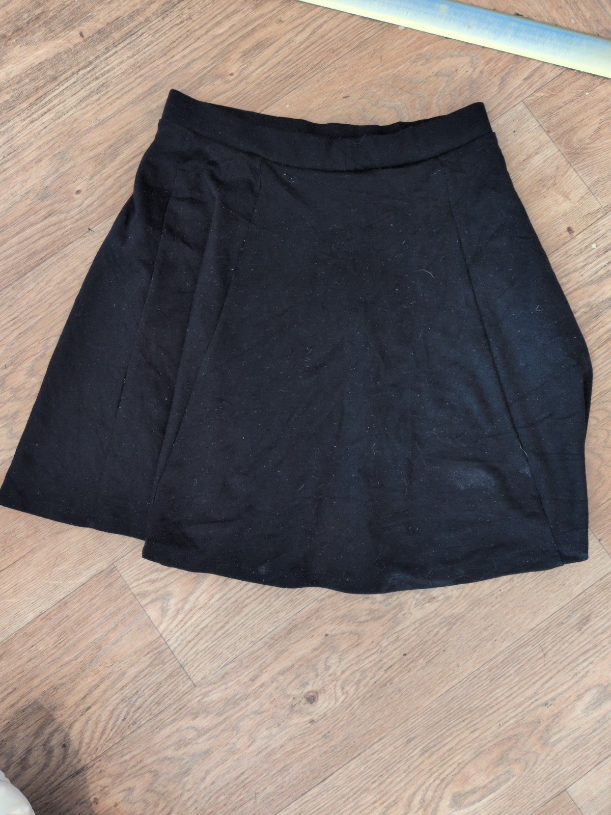 13-14 Years Black Short Flare Skirt