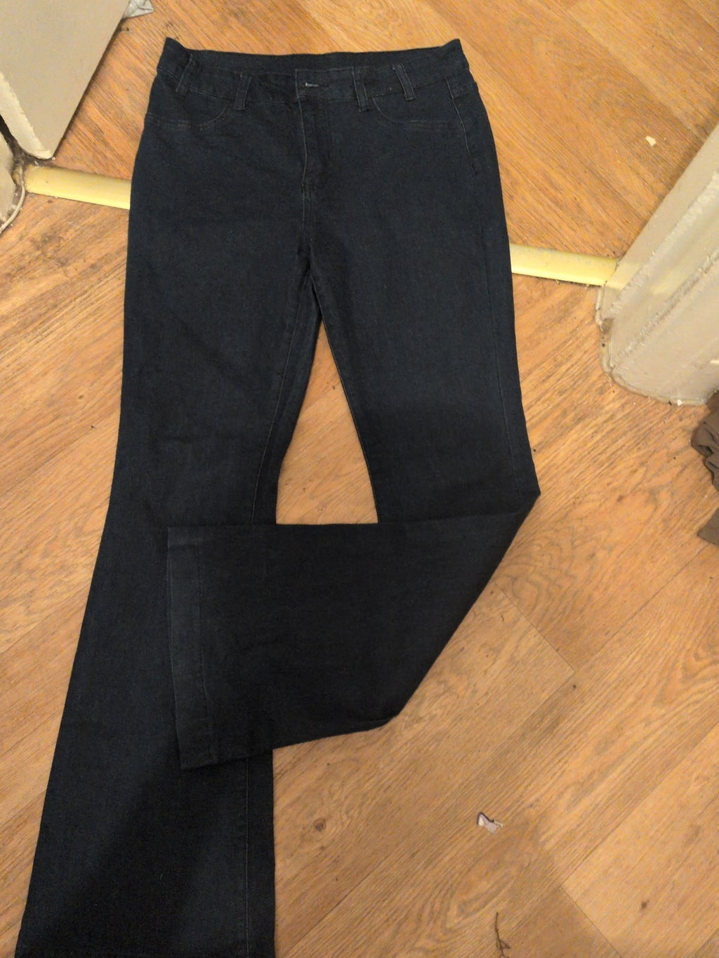 Ladies Large Denim Bootcut Jeans