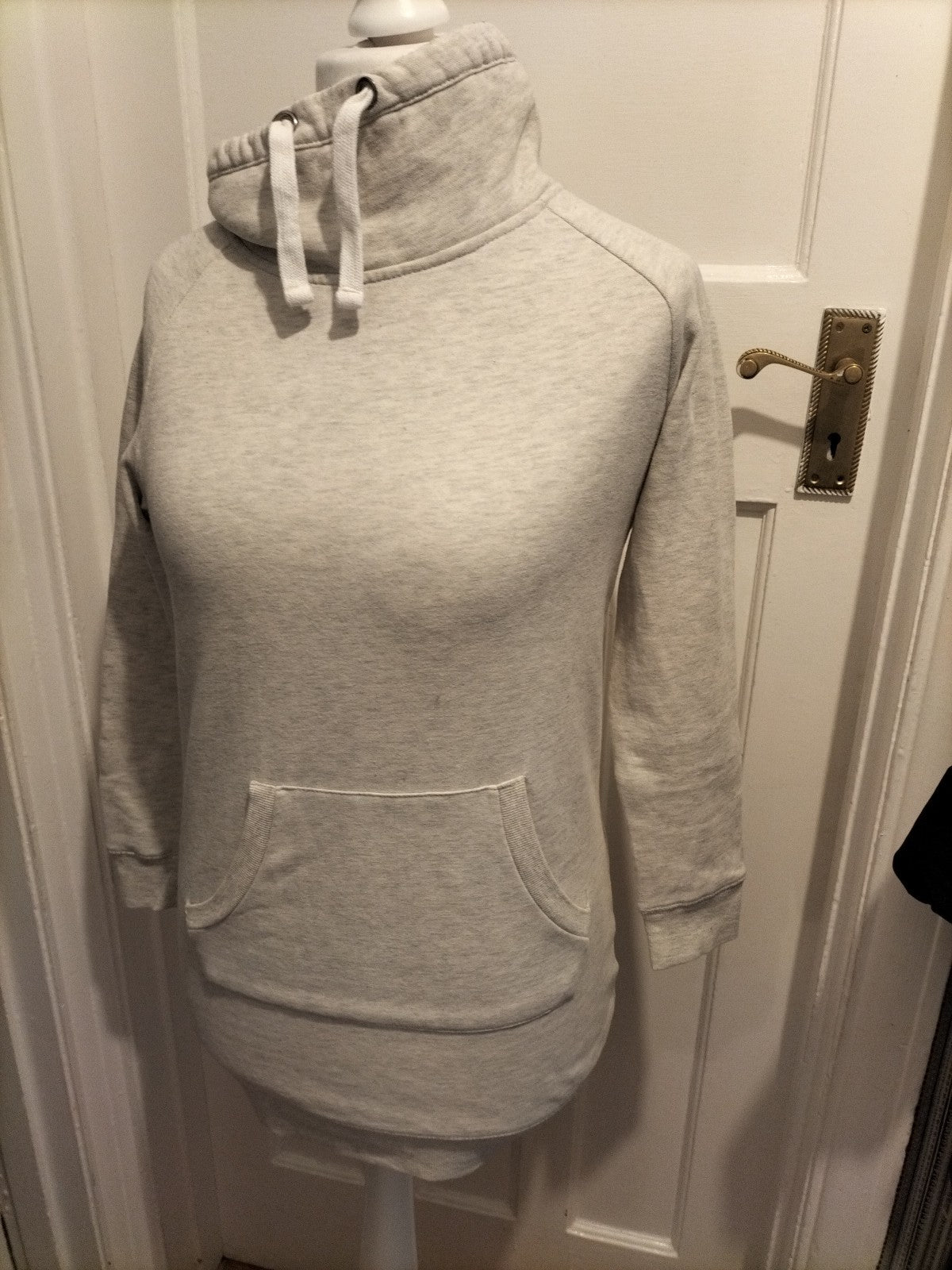 Ladies peacocks 8 grey long sleeve jumper