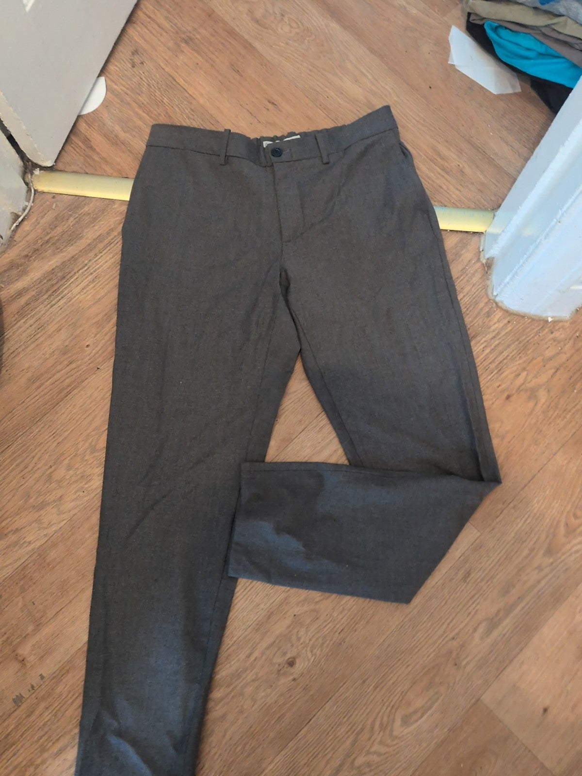 Mango 32" Grey Elasticated Trousers
