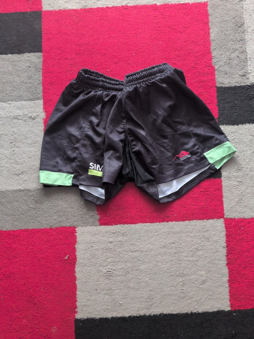 mens Slim Gear Size Small Black Shorts