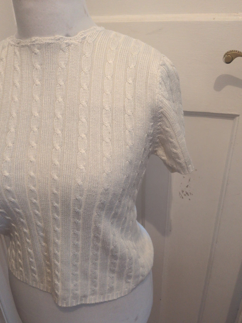 Debenhams 14 Ivory Short Sleeve Jumper