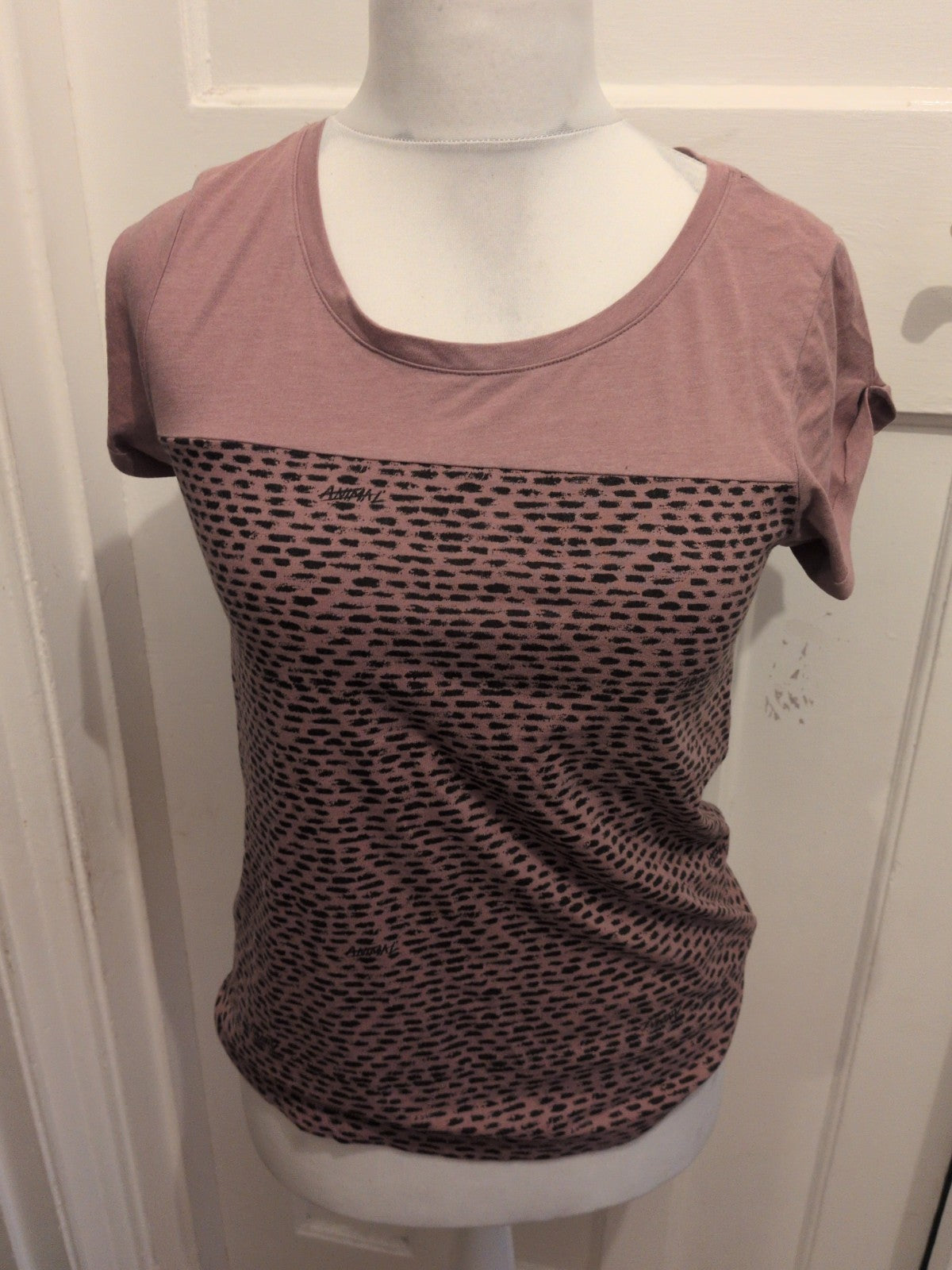 Animal 10 Purple And Black Short Sleeve T-shirt