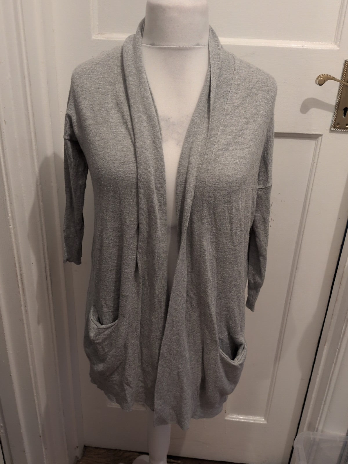 Primark 6 Grey Open Cardigan