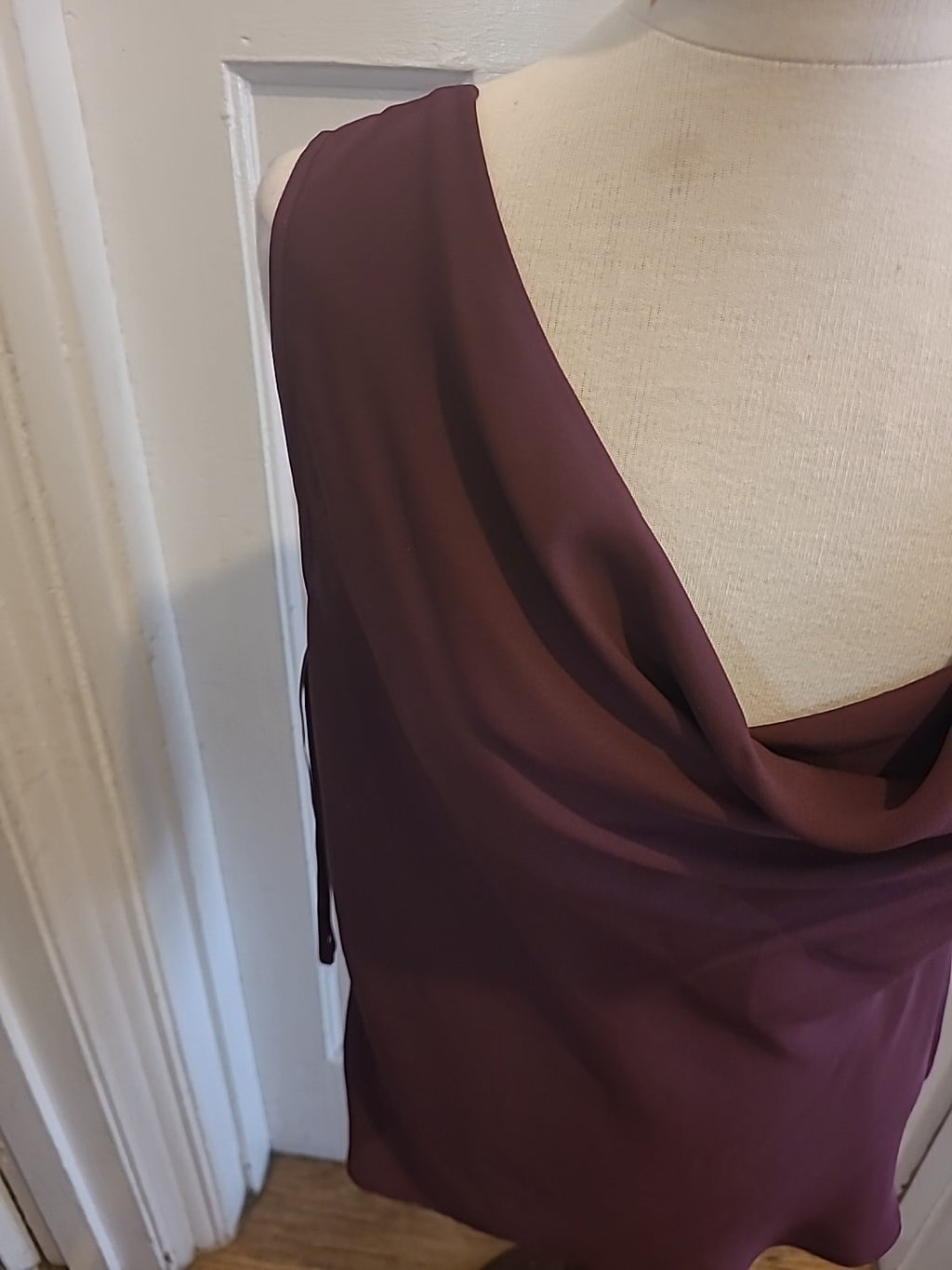 Ladies Papaya Size 14 Brown Sleeveless Blouse