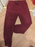 Atlas For Men Large Burgundy Pyjama Elasticated Bottoms