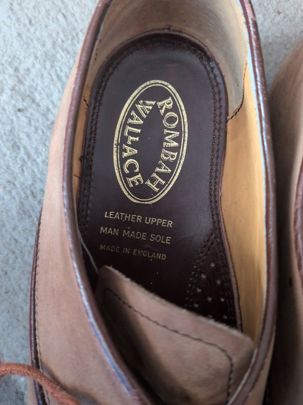 Rombah Wallace 3 UK Brown Shoes