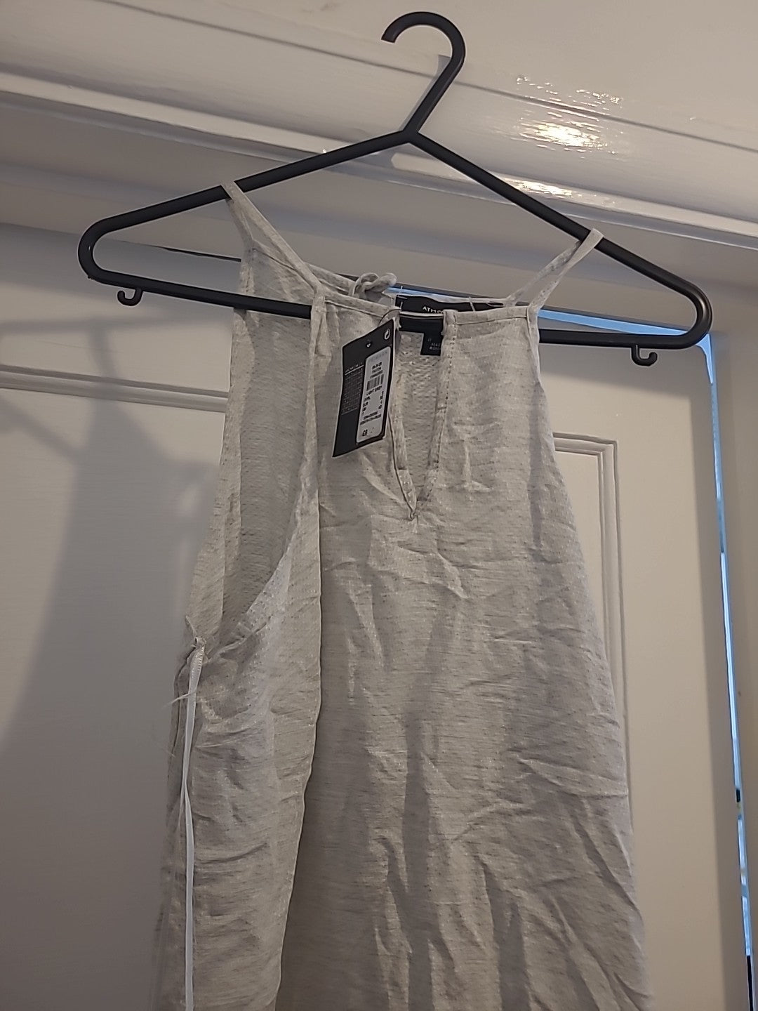Brand New Ladies Primark Size 8 Light Grey Sleeveless Top