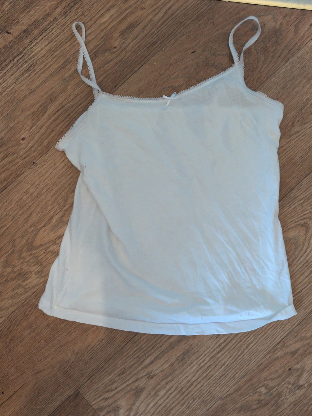 George 10-11 Years White Vest Top