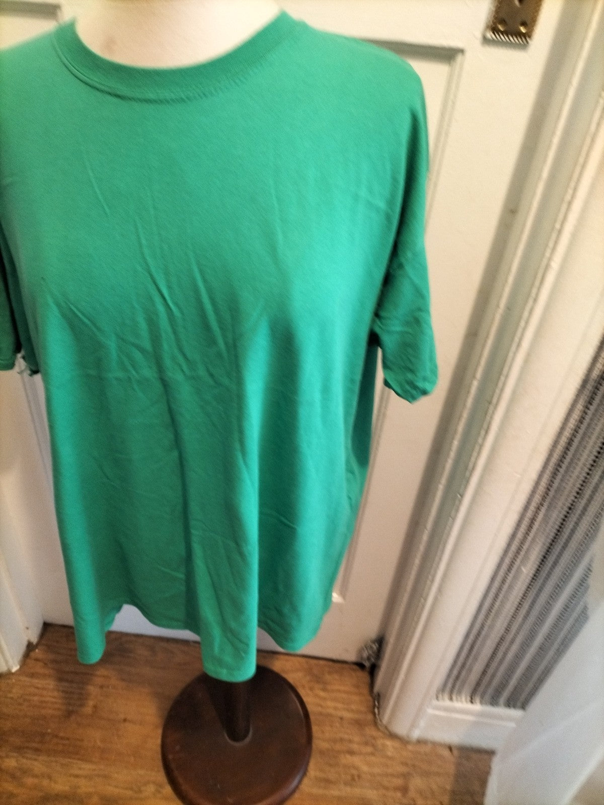Ladies Fruit Of The Loom Size 2XL Green Short Sleeved Tshirt