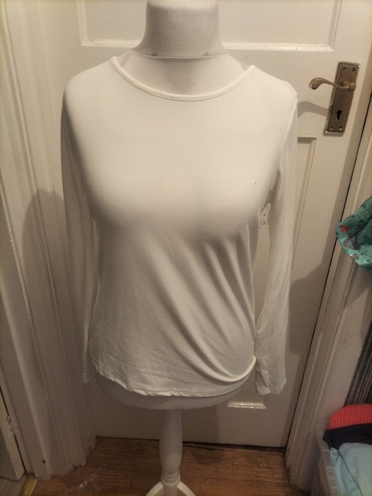 XL White Long Sleeve T-shirt