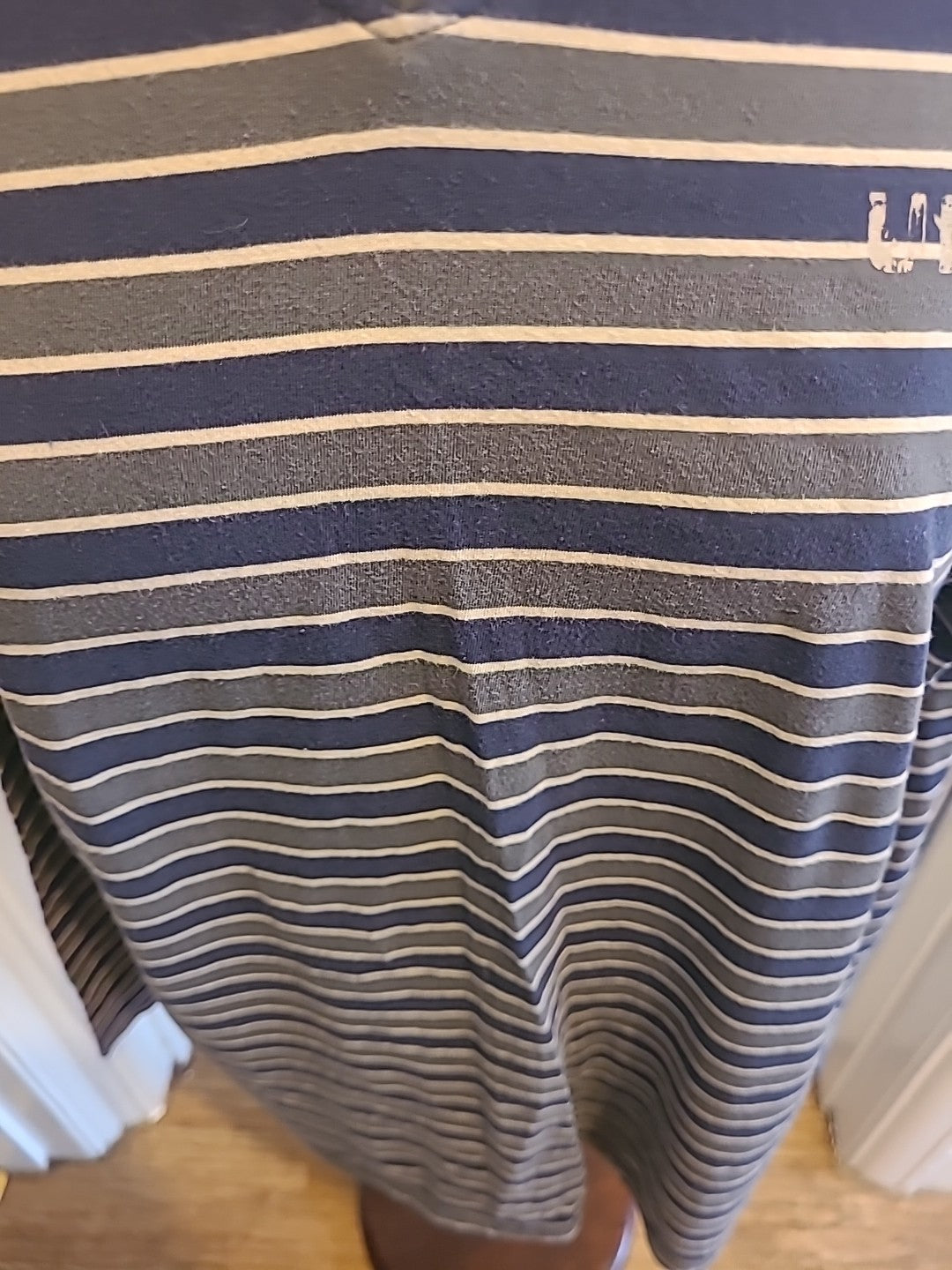 Mens Tout Size XL Multi Striped Long Sleeved Tshirt