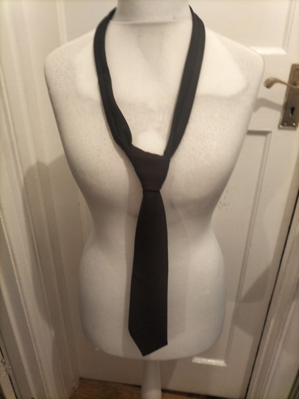 Mens Tootal Dark Brown/Black Tie