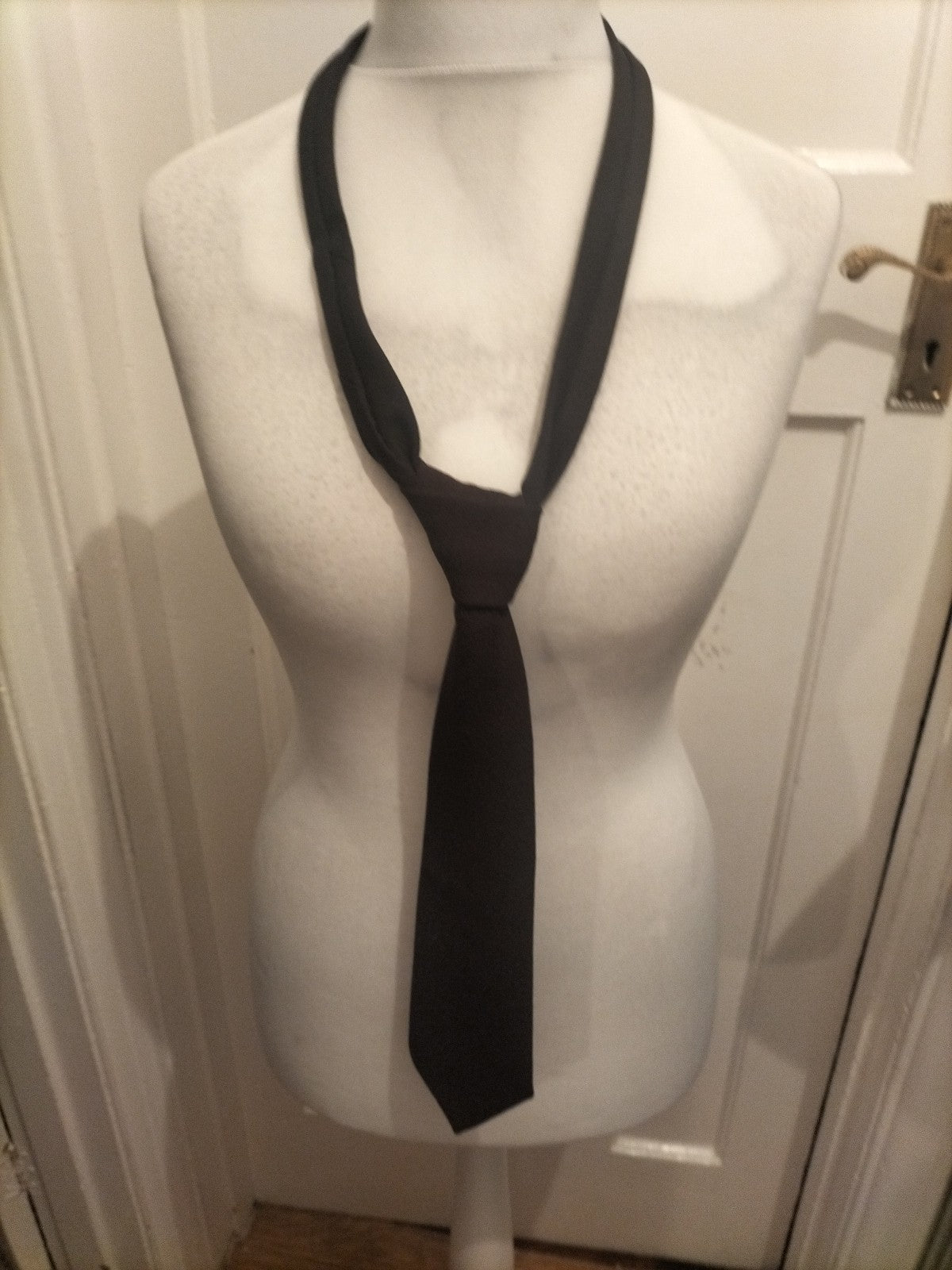 Mens Tootal Dark Brown/Black Tie