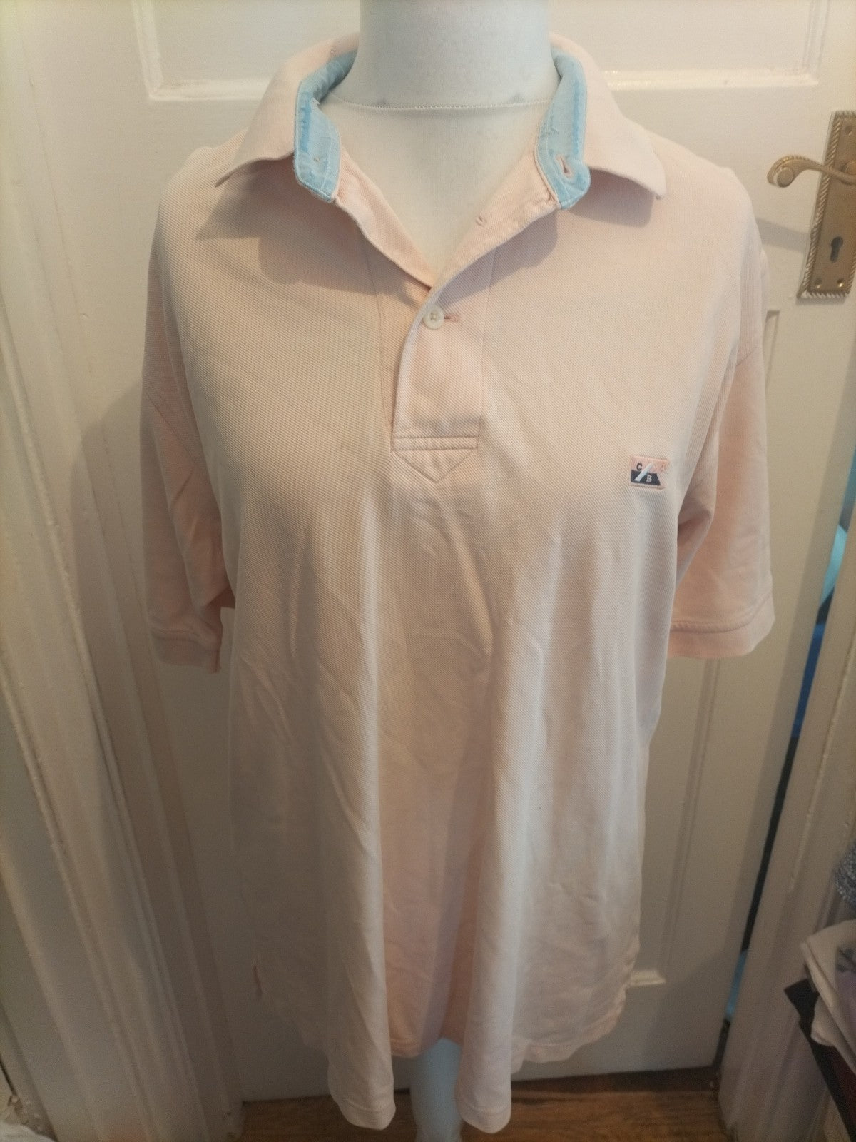 Cutter&Buck XL Pale Pink Short Sleeve Polo