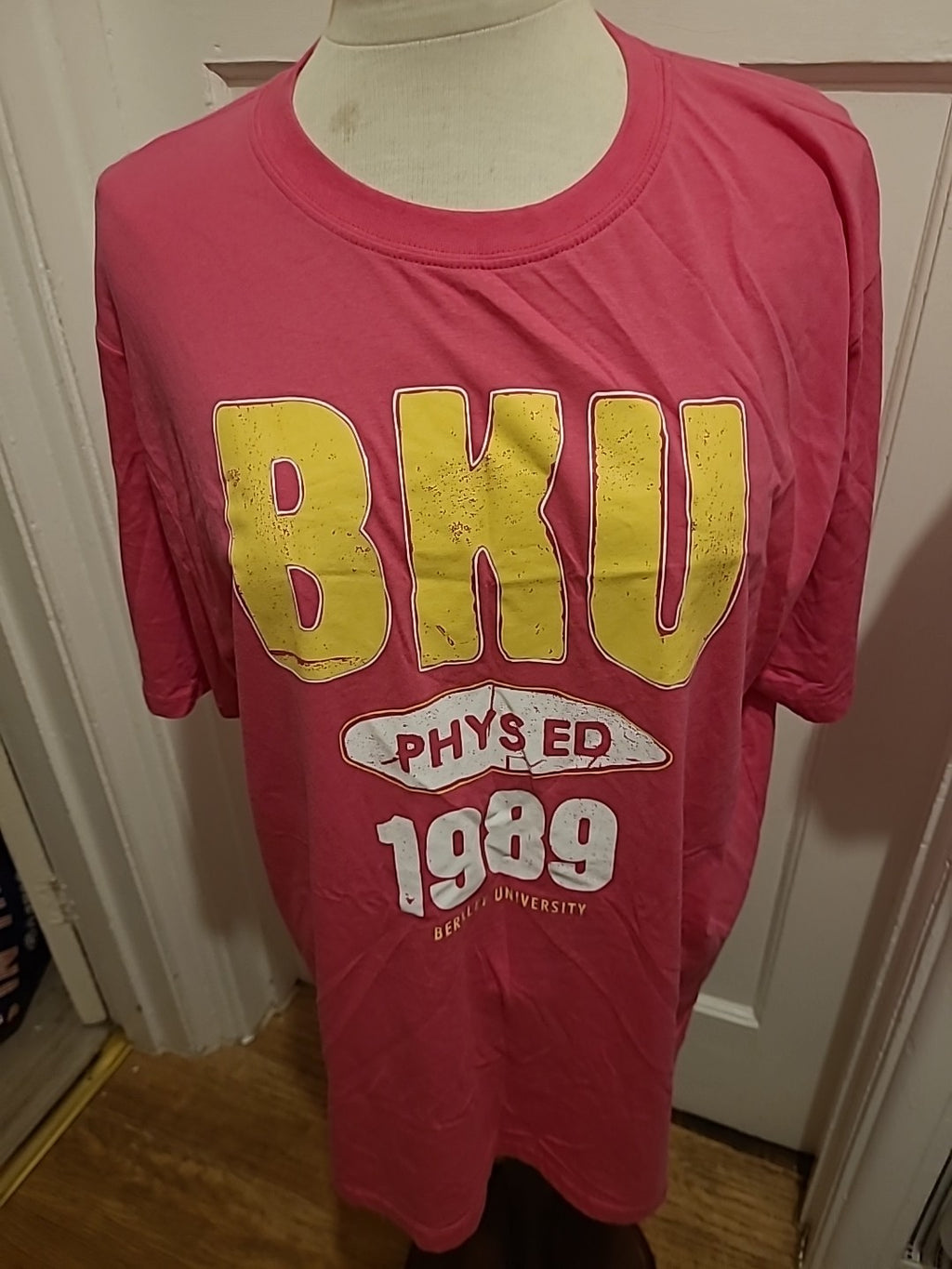 Ladies George Size XL Pink Printed Short Sleeved Tshirt