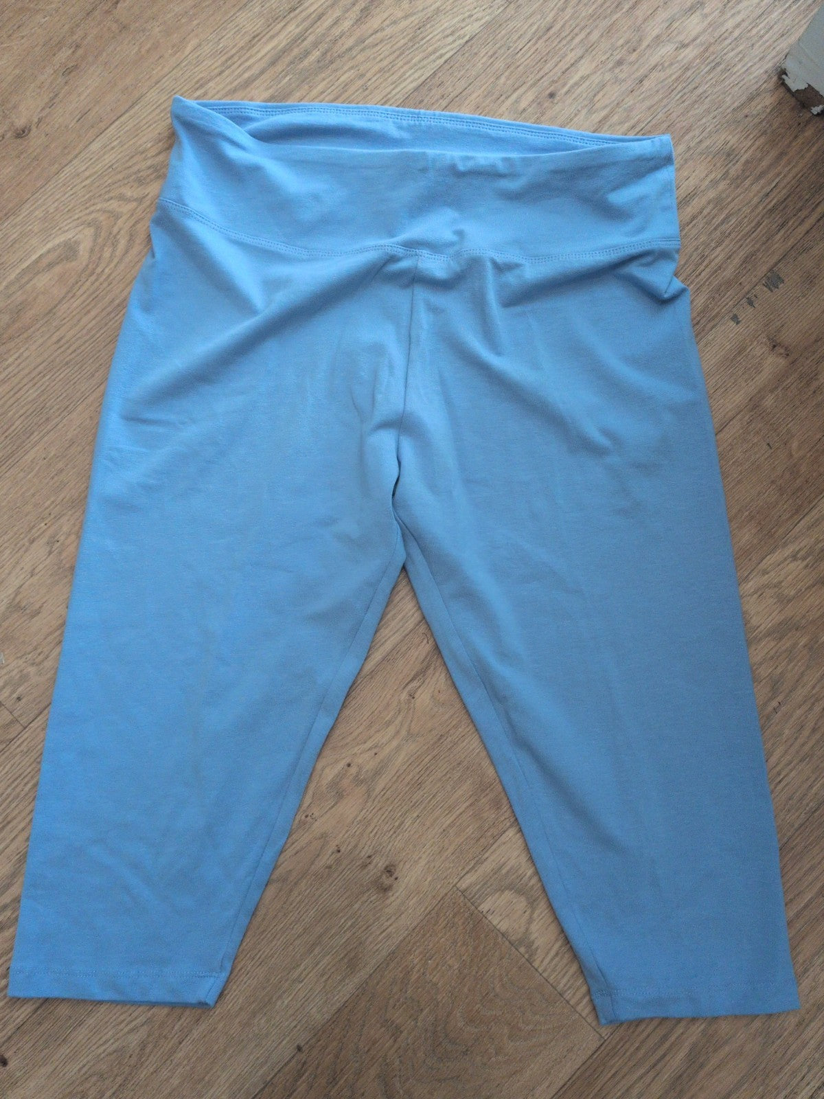Primark 12-14 Blue Cropped Leggings