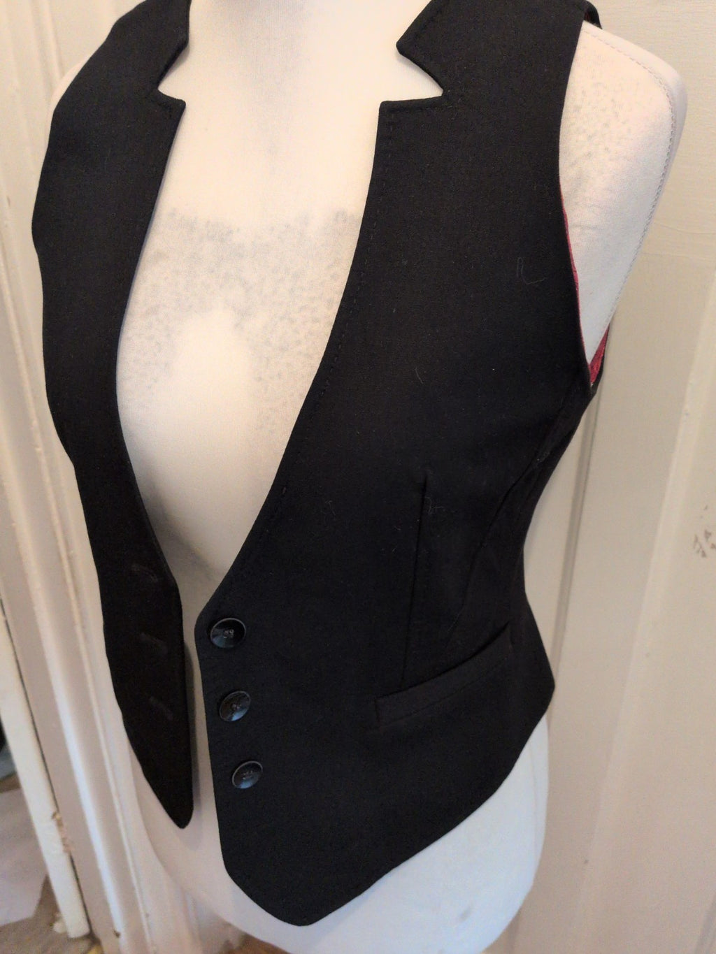 Next 12 Black Ladies Waistcoat Smart