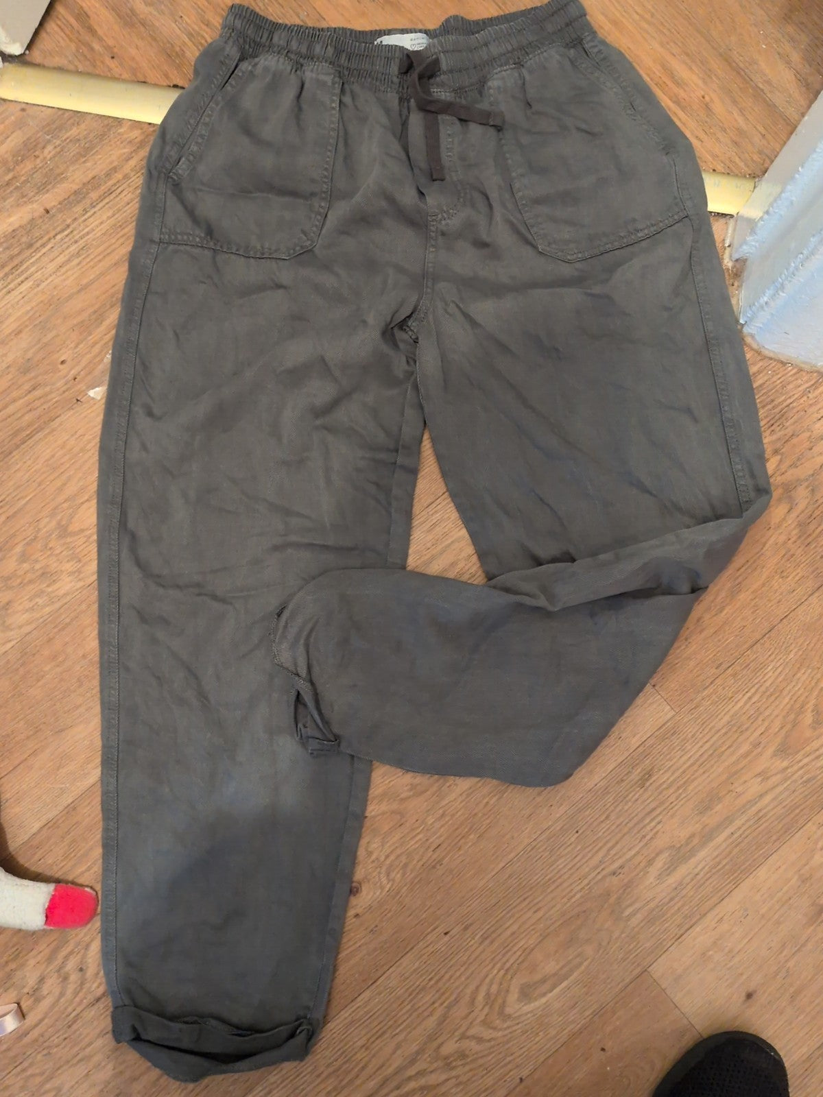 Denim&Co Medium Grey Elasticated Trousers