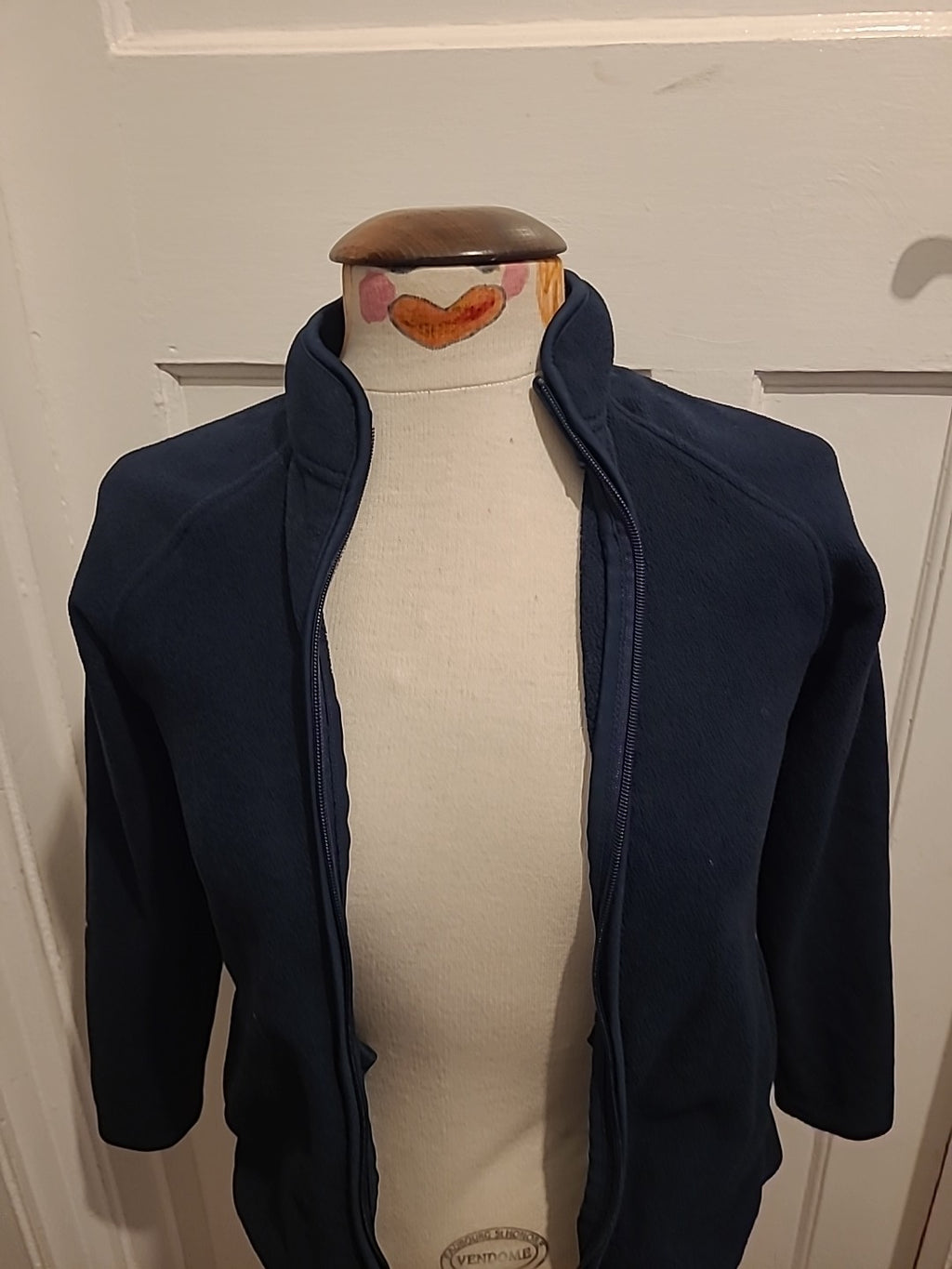 Boys Marks And Spencer Age 10-11 Years Navy Zip Through Jacket