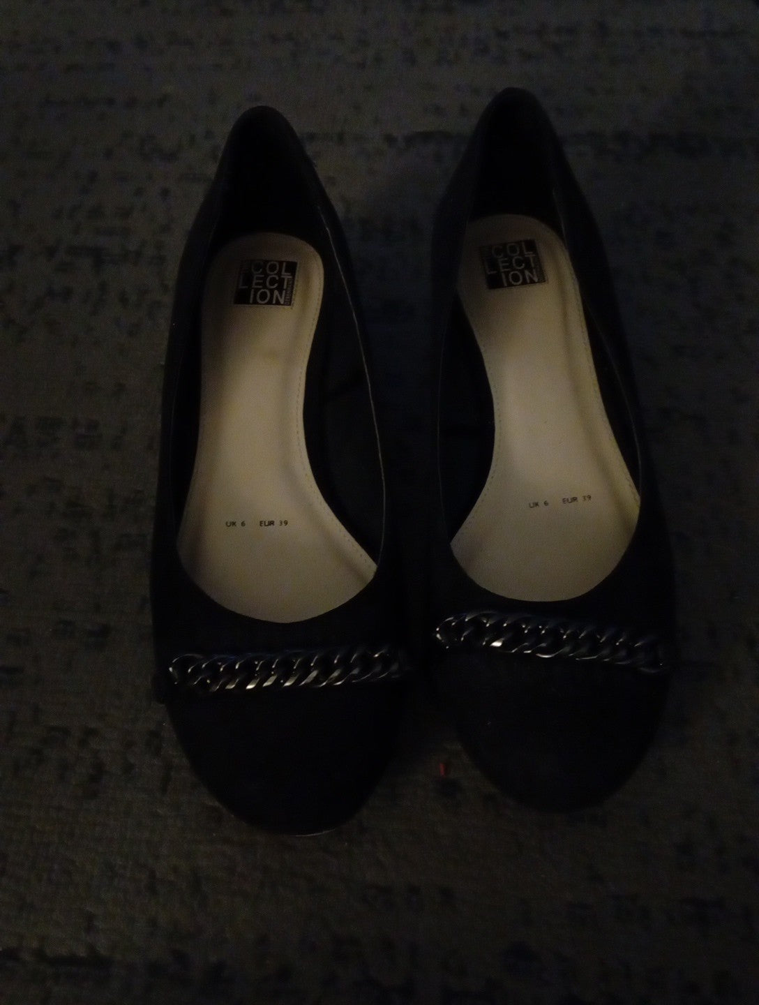 Ladies Debenhams Black Court Shoes Size 6 Free Delivery