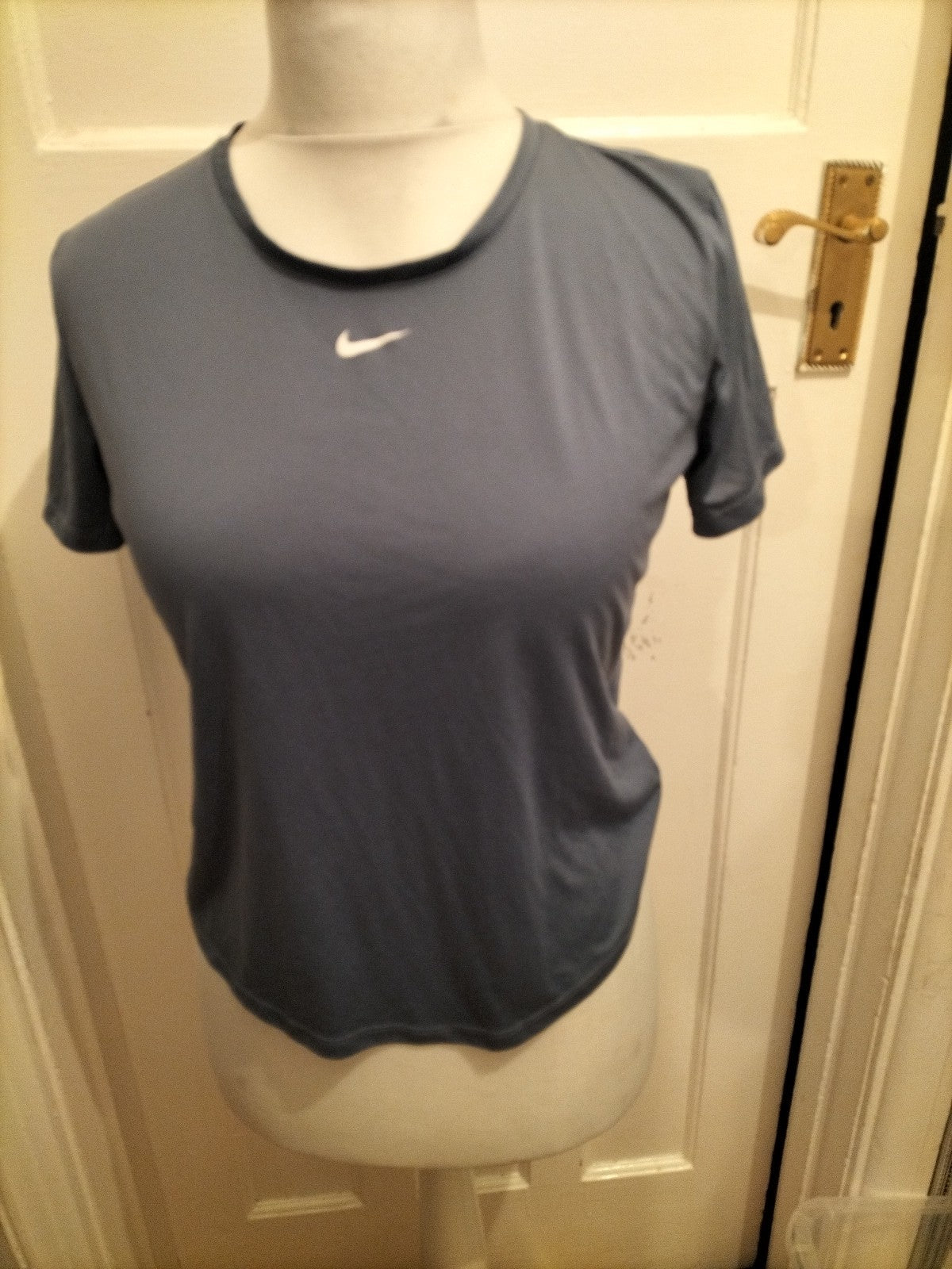 Ladies Nike Size Small Blue Short Sleeved Dri Fit Tshirt