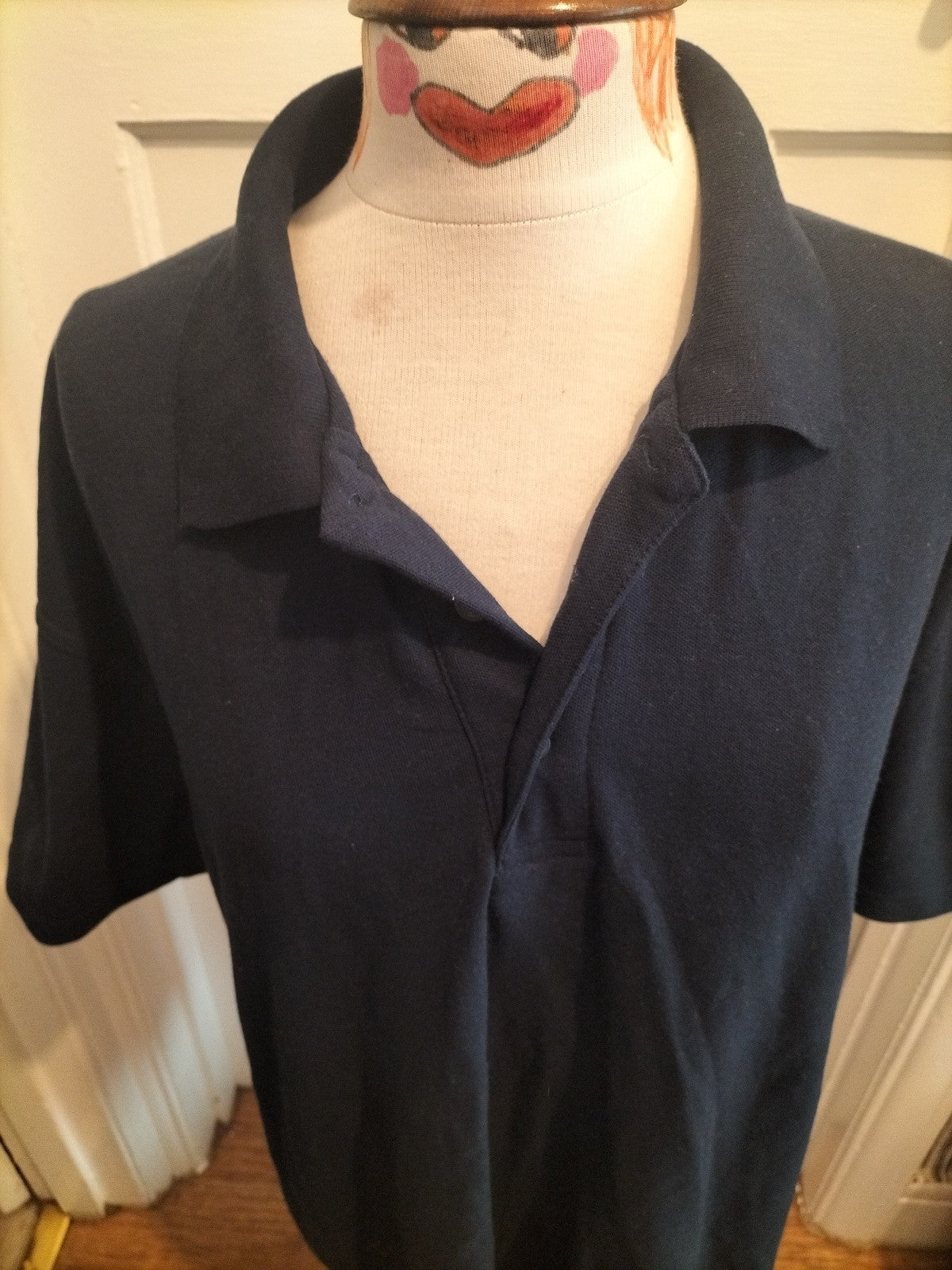 Mens Rtx Pro Size 4XL Navy Short Sleeved Polo