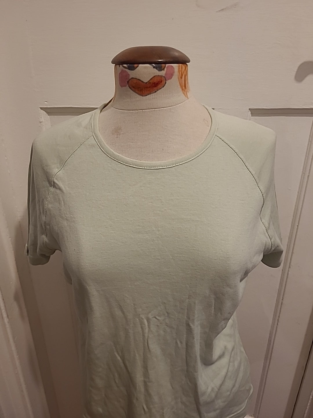 Ladies Jumper Size Large Teal Short Sleeve T-shirt