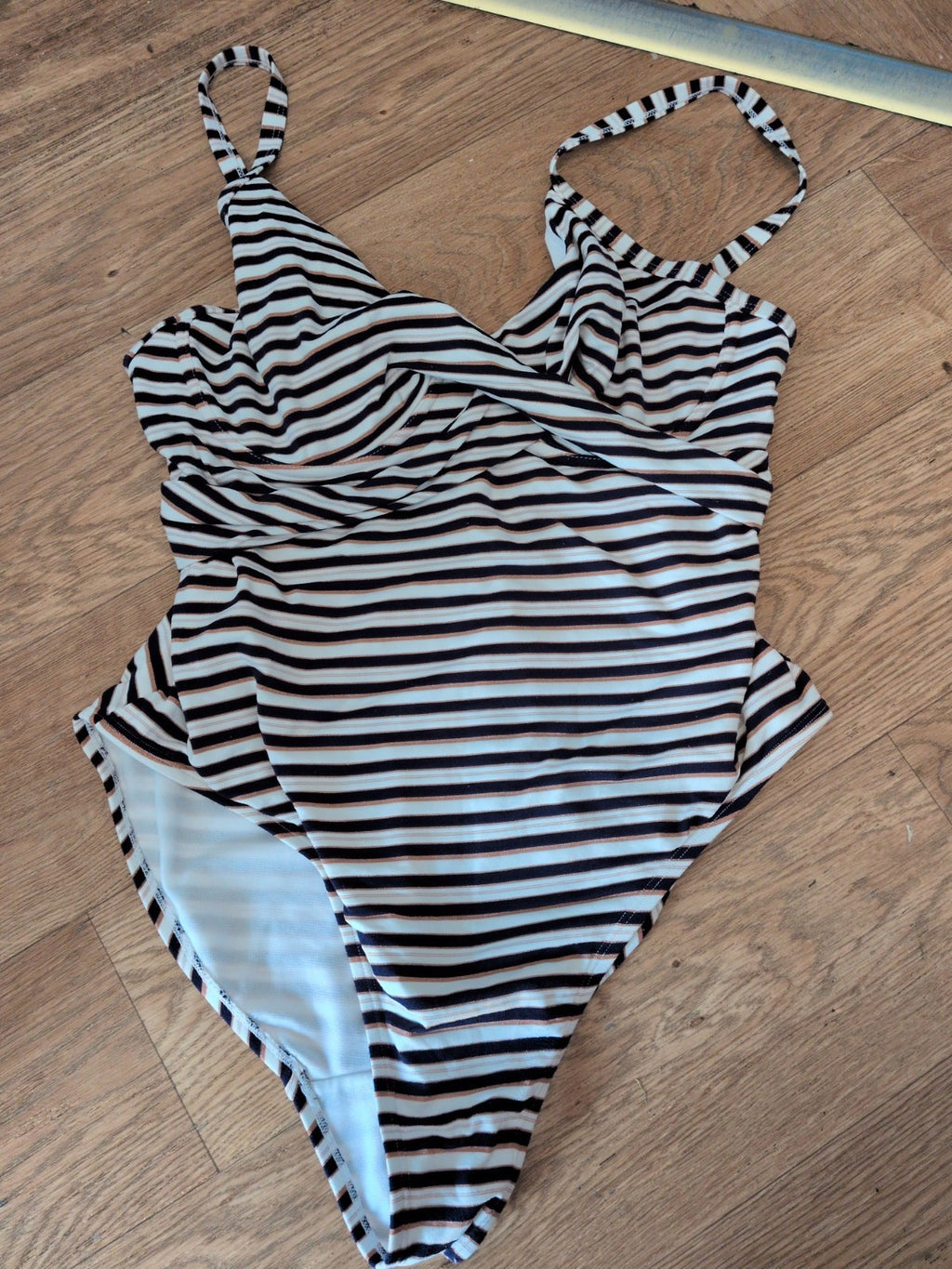 Matalan 16 Multi Stripe Wired Swimsuit
